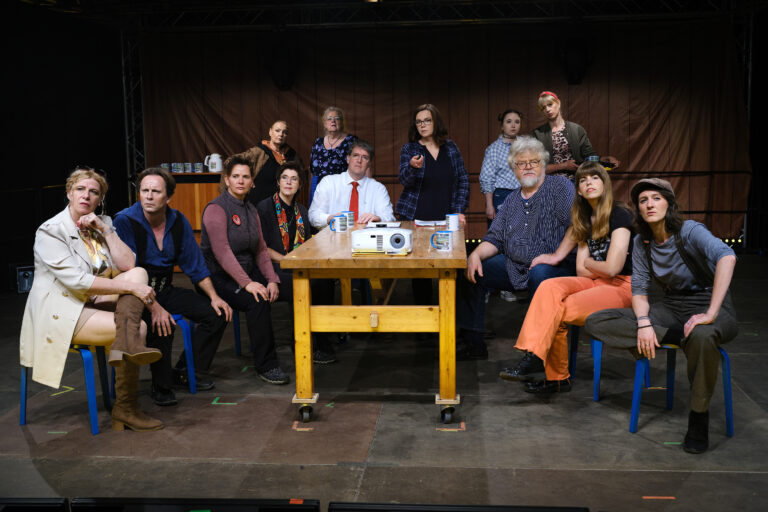 Schimmelreiterin Kunst Beamer